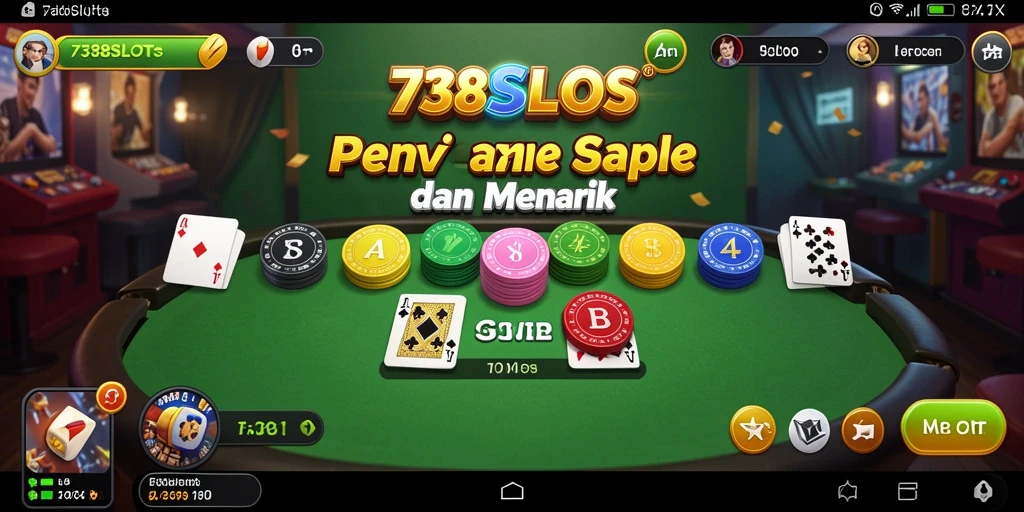Gameplay seru Gaple yang menantang di 738SLOTS.