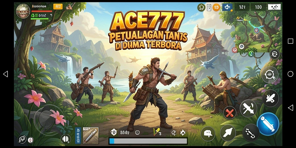Screenshot menampilkan petualangan epik di dunia terbuka ACE777.