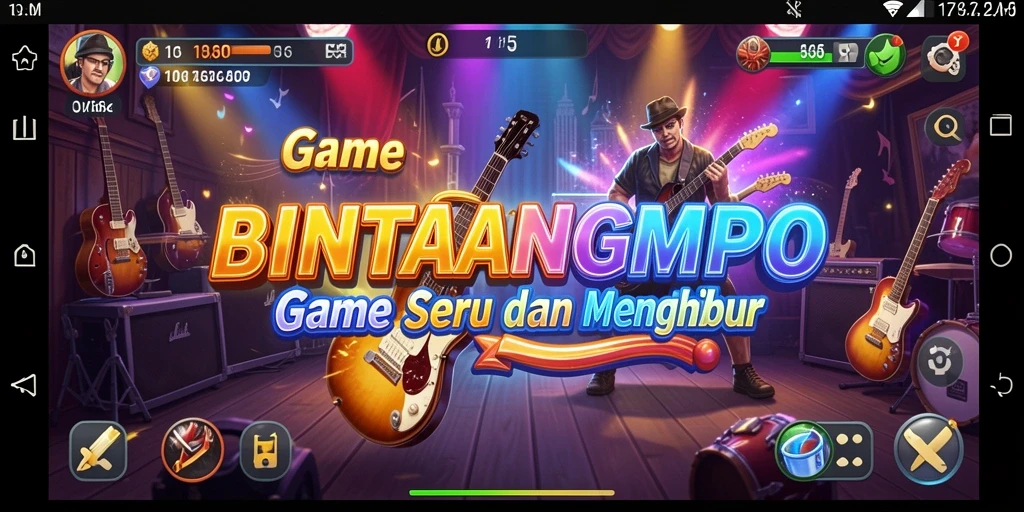 Gameplay BINTANGMPO yang menantang dan interaktif.
