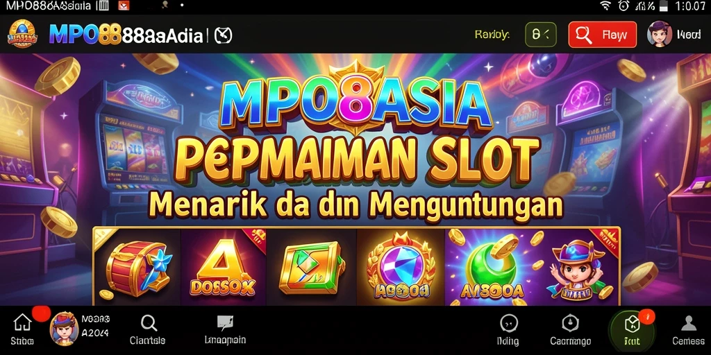 Tampilan menawan dari gameplay Slot MPO88ASIA yang mengasyikkan.