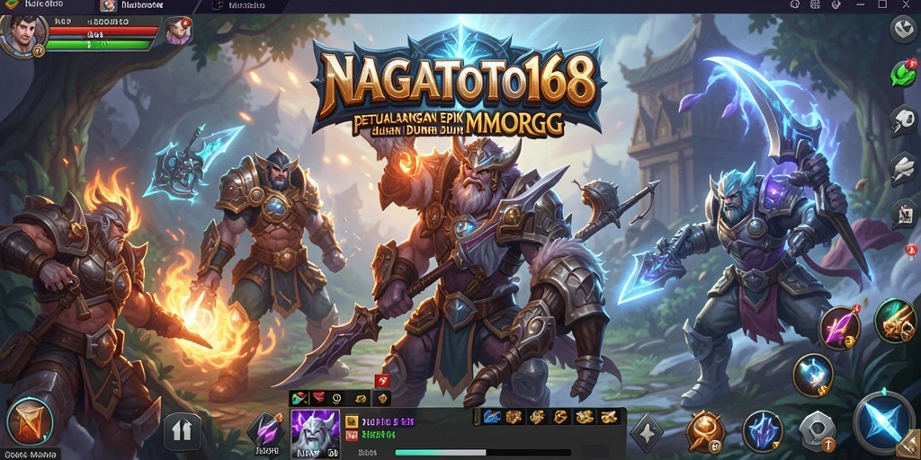 Tampilan menarik dari gameplay NAGATOTO168 di dunia petualangan MMORPG.