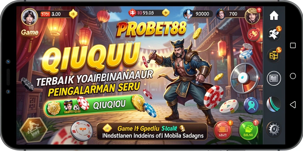 Tangkapan layar PROBET88 menampilkan serunya permainan QiuQiu.