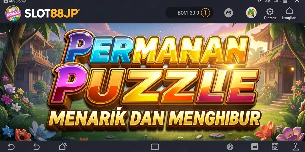 Screenshot utama SLOT88JP menampilkan gameplay puzzle yang menantang.