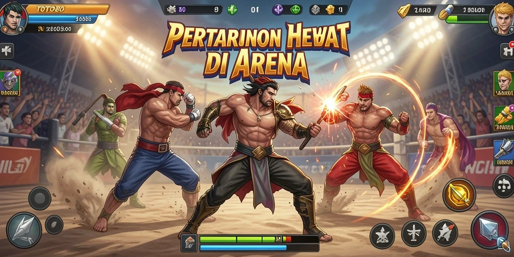 Tangkapan layar utama TOTO80 menampilkan seru dan intensnya pertarungan.