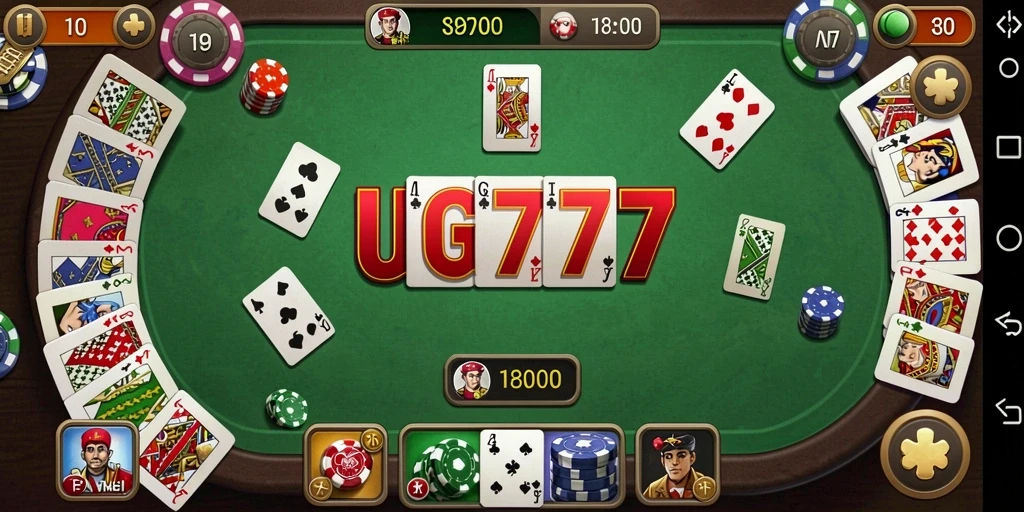 Tampilan gameplay seru di UG777, menampilkan momen menegangkan dalam permainan Domino.